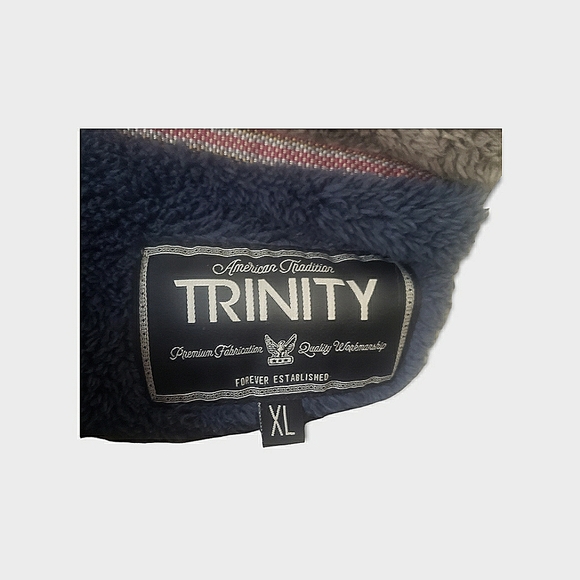 Womens TRINITY American Tradition blue polyester fleece tunic, XL - Picture 6 of 8